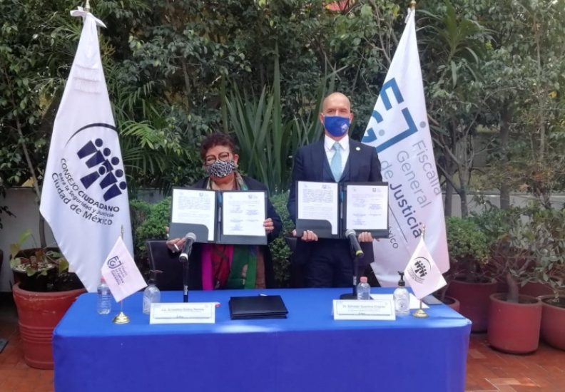 REFRENDAN COLABORACIÓN CONTRA EL DELITO FGJ Y CONSEJO